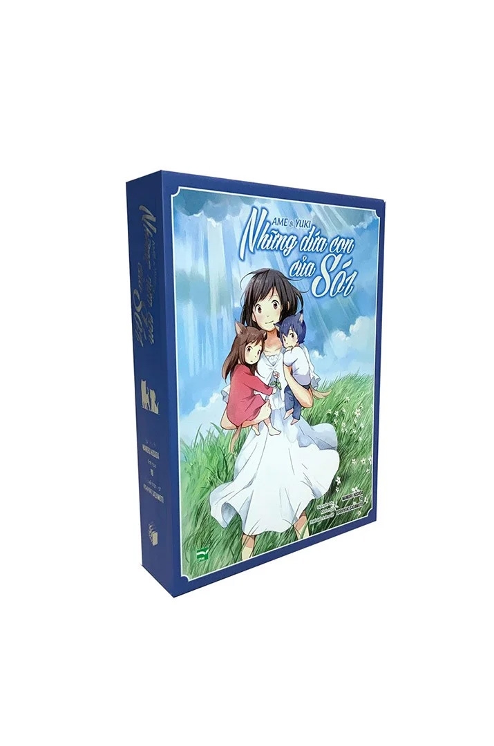 ame & yuki - những đứa con của sói (boxset 3 tập) - tái bản
