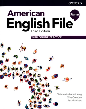 american english file: starter: students book with online practice - 3rd edition