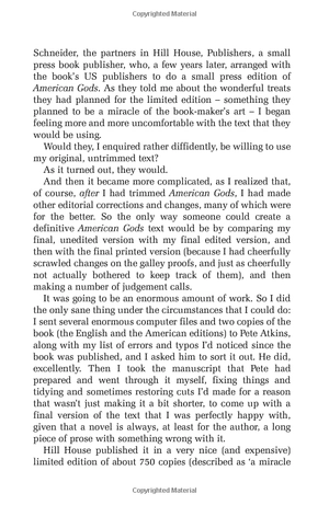 american gods: the tenth anniversary edition: a novel