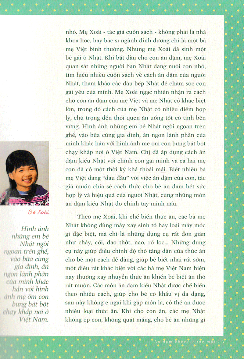 ăn dặm không nước mắt - ăn dặm kiểu nhật và những món ngon lành cho bé (tái bản 2023)