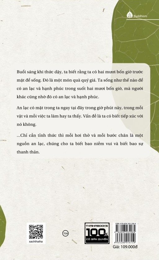 an lạc từng bước chân