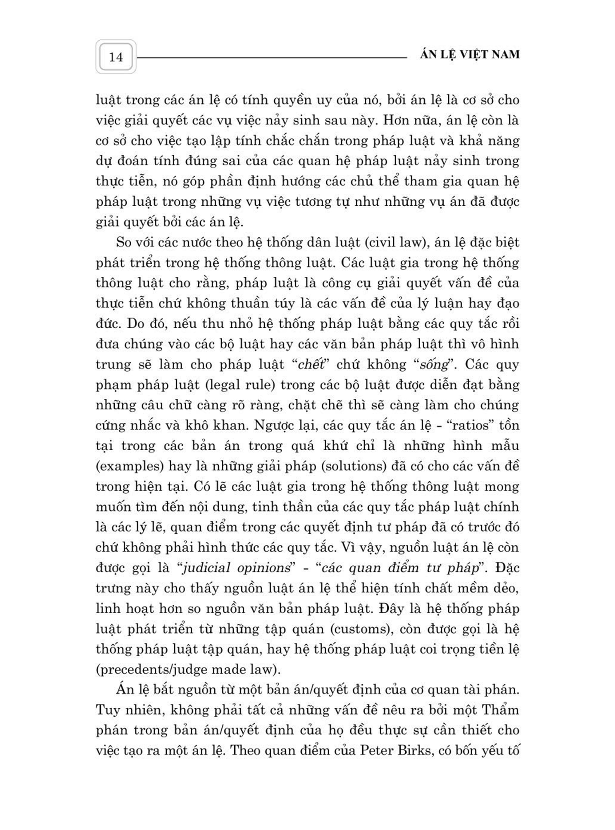 án lệ việt nam (sách chuyên khảo)