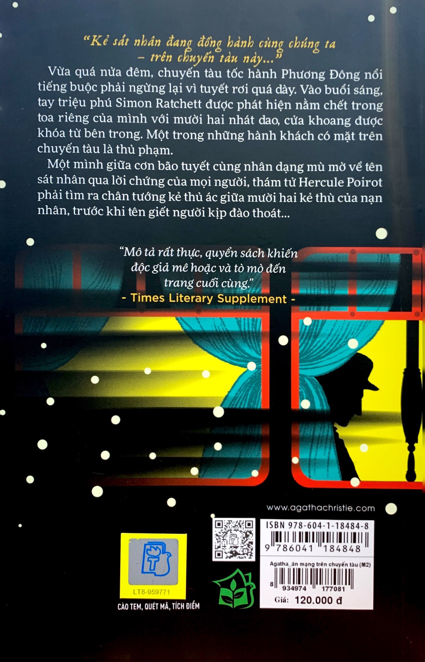 án mạng trên chuyến tàu tốc hành phương đông (tái bản 2022)