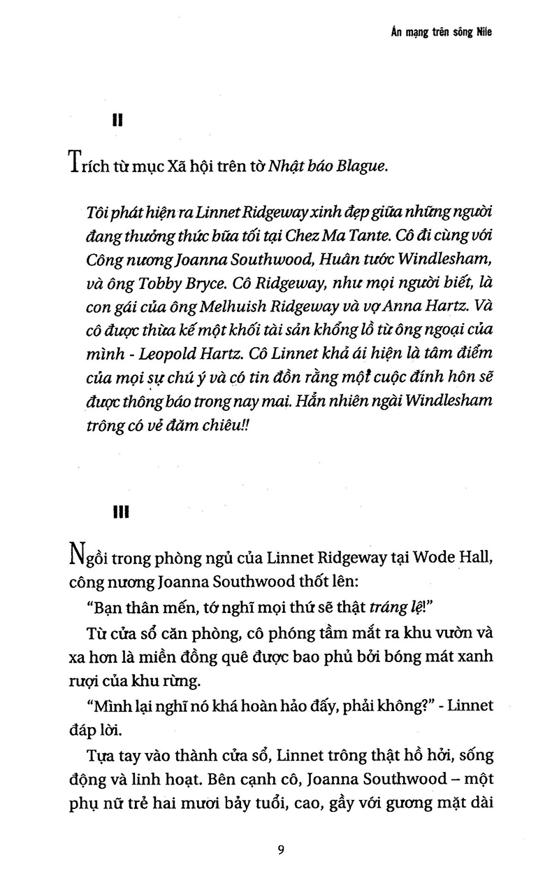 án mạng trên sông nile (tái bản 2021)