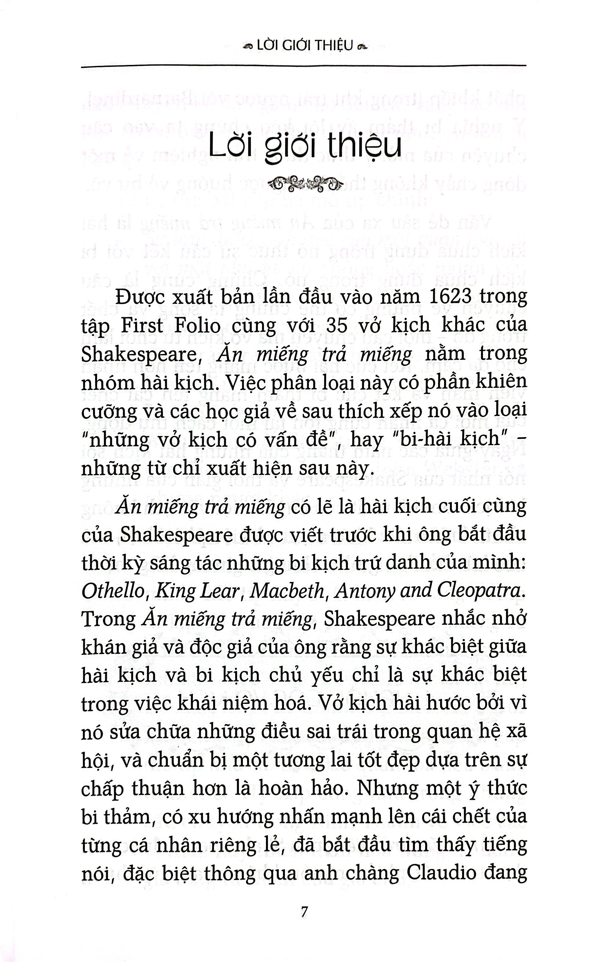 An Mieng Tra Mieng - Measure for Measure