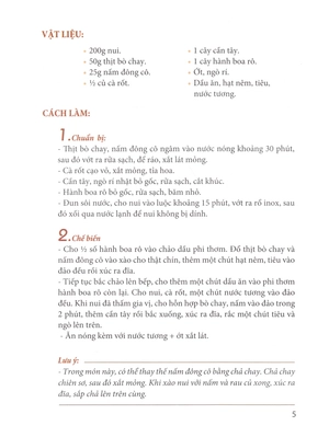 ăn nhẹ với món chay