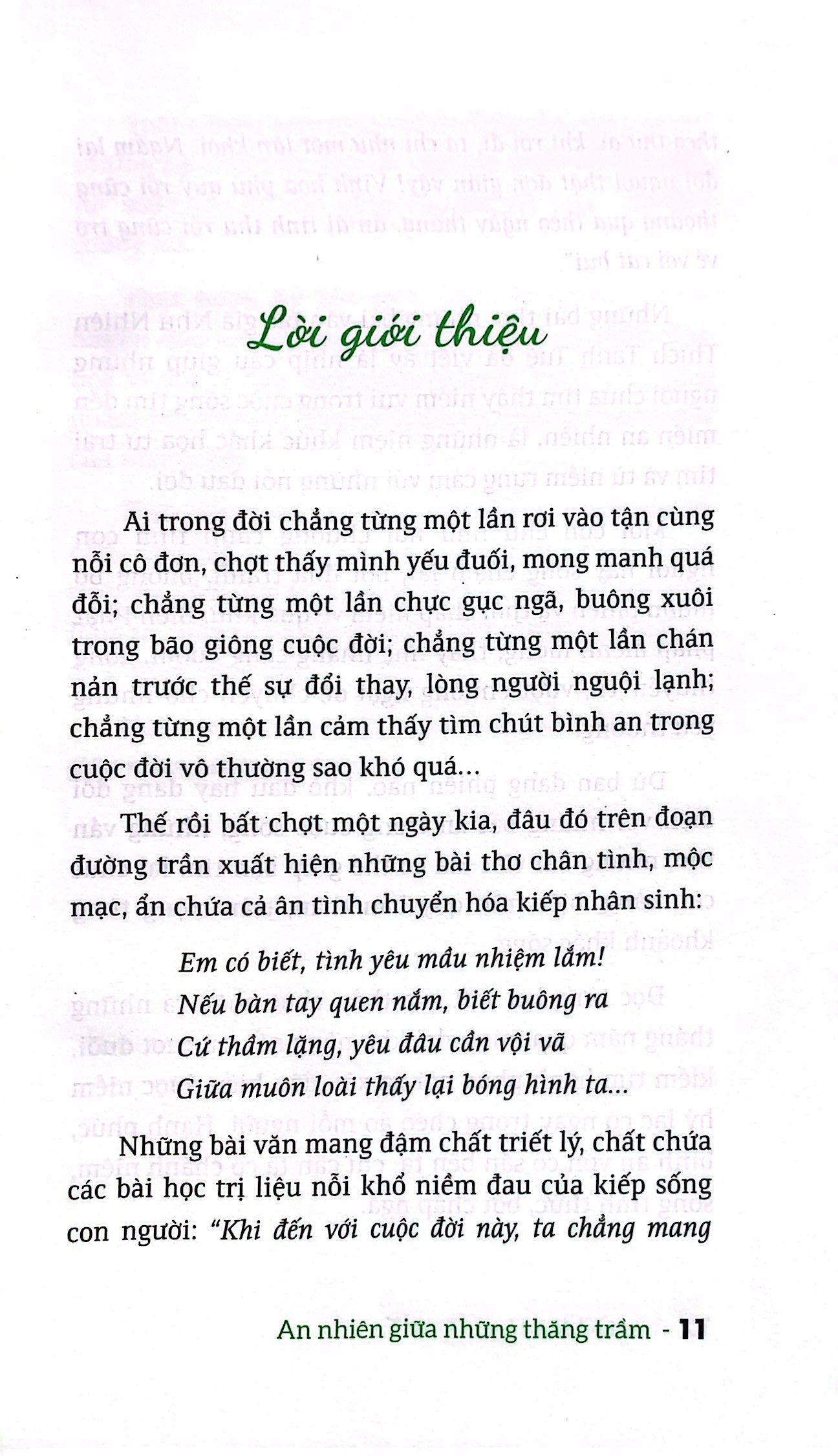 an nhiên giữa những thăng trầm (tái bản)