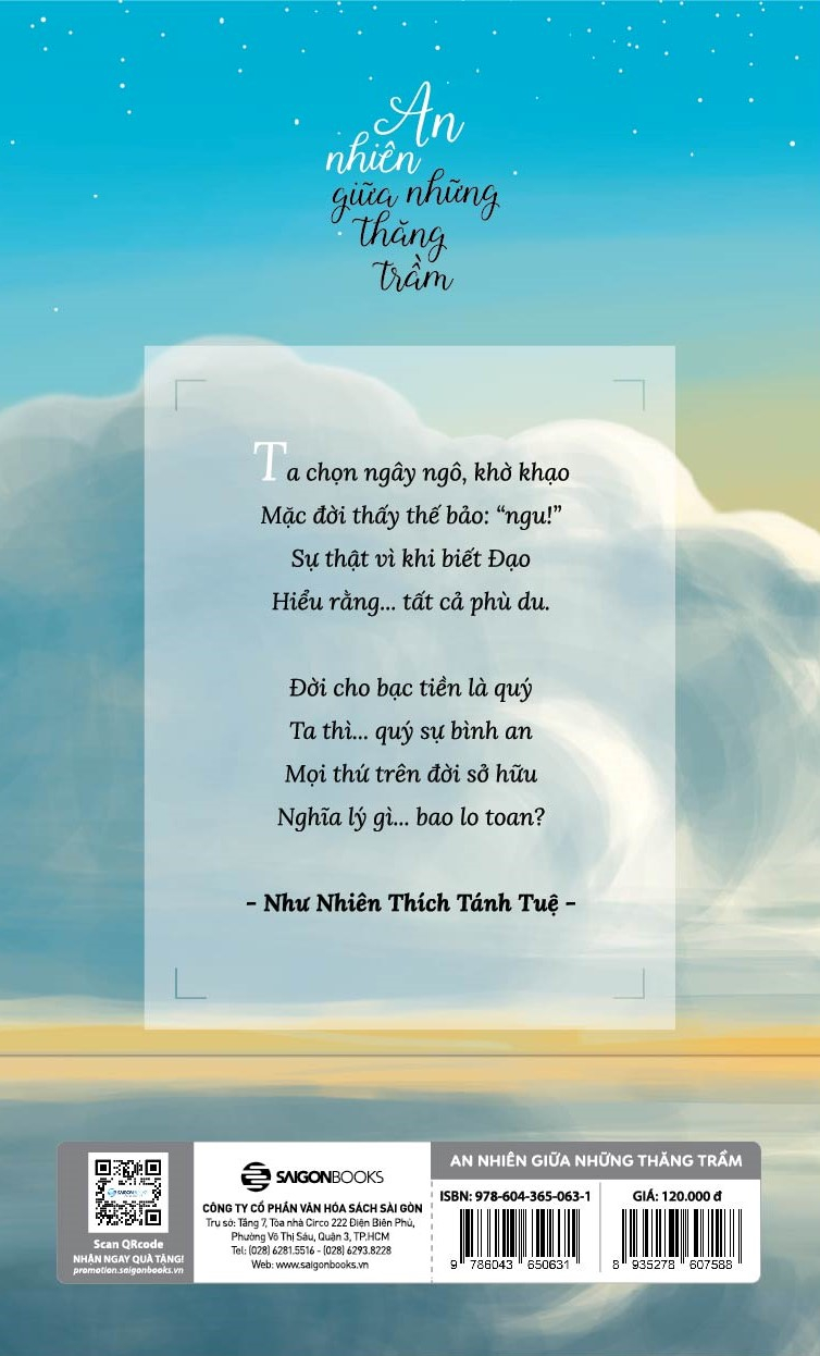 an nhiên giữa những thăng trầm (tái bản)