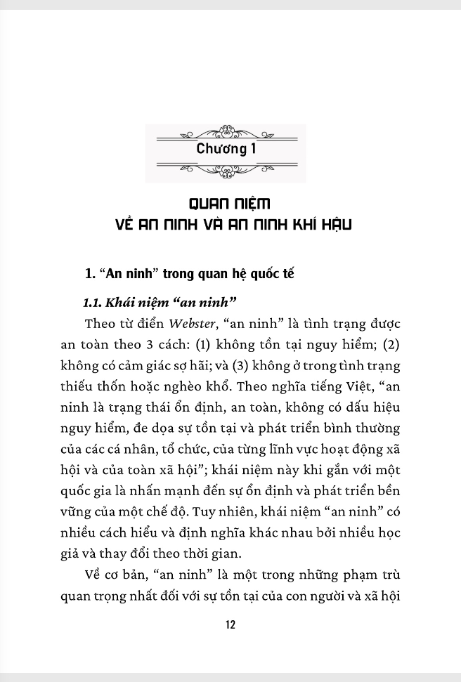 an ninh khí hậu trong quan hệ quốc tế