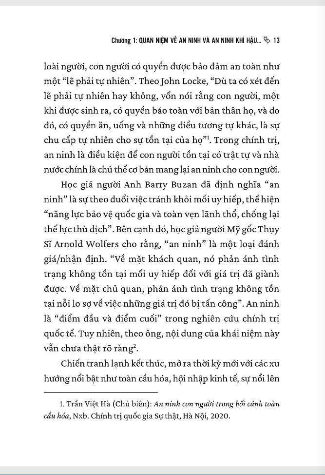 an ninh khí hậu trong quan hệ quốc tế