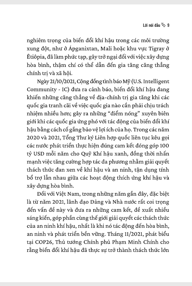 an ninh khí hậu trong quan hệ quốc tế