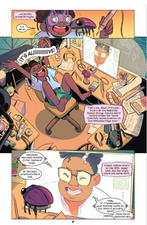 an original black panther graphic novel: shuri and t'challa: into the heartlands