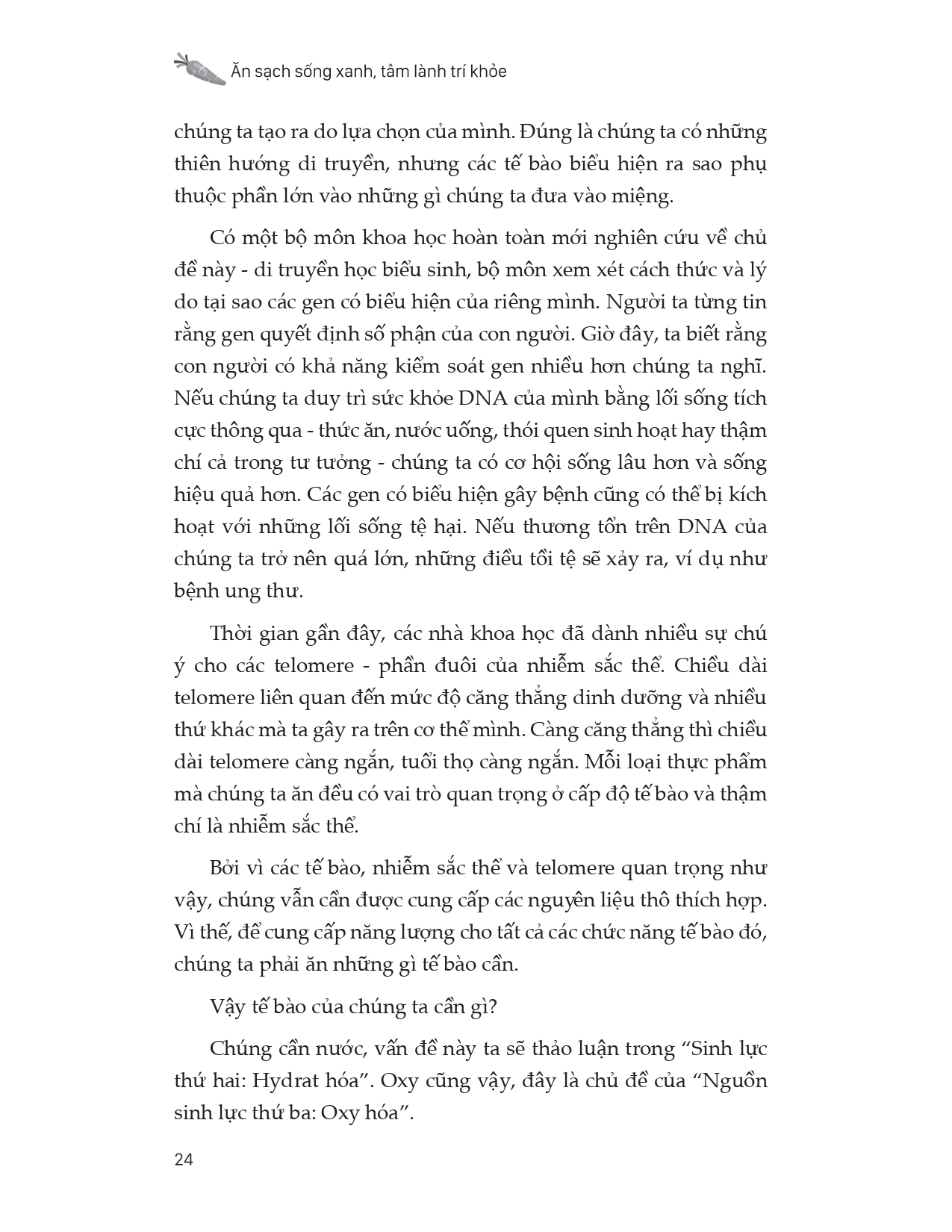 ăn sạch sống xanh - tâm lành trí khoẻ