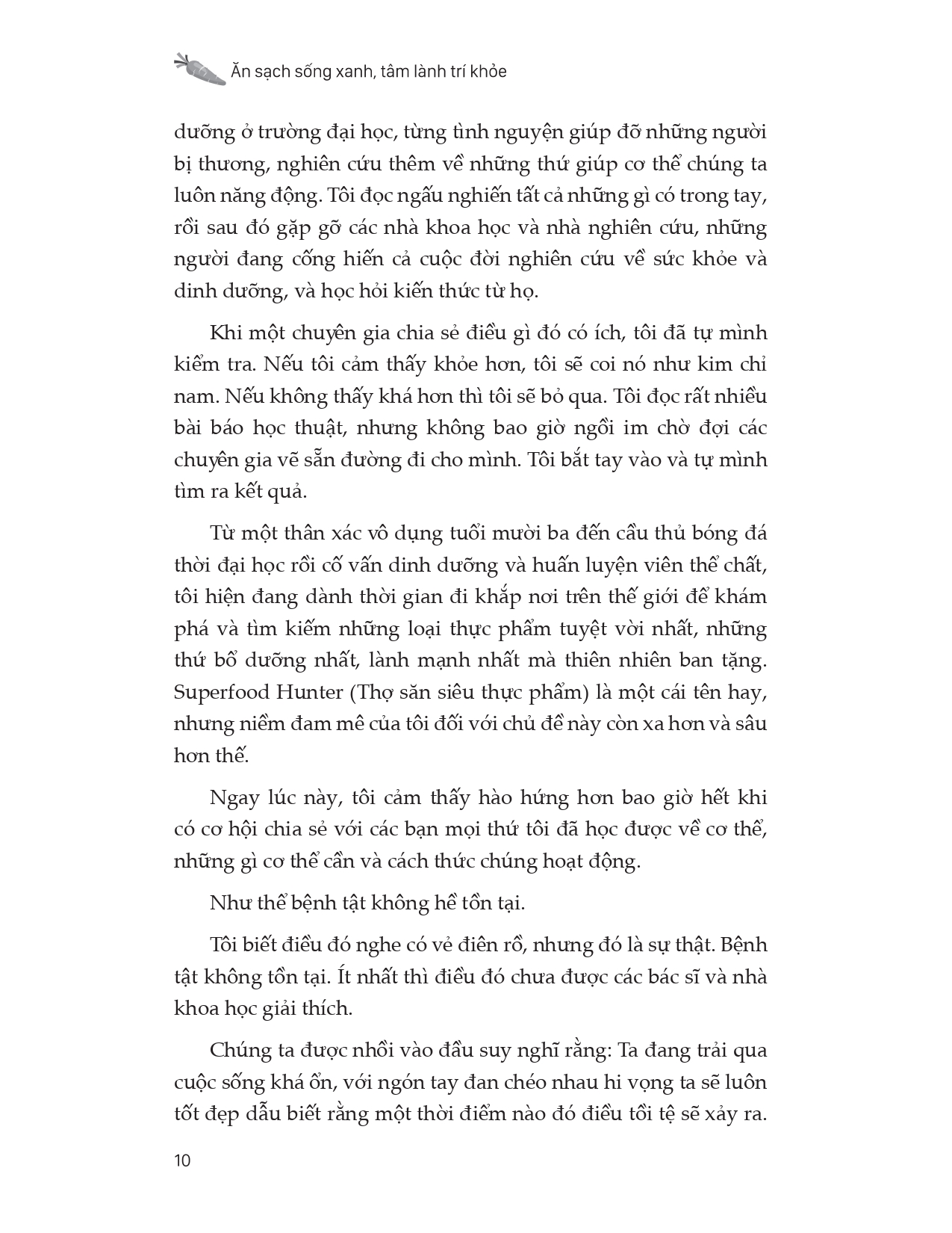 ăn sạch sống xanh - tâm lành trí khoẻ