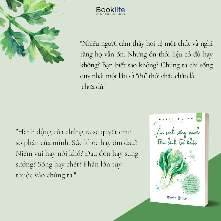 ăn sạch sống xanh - tâm lành trí khoẻ