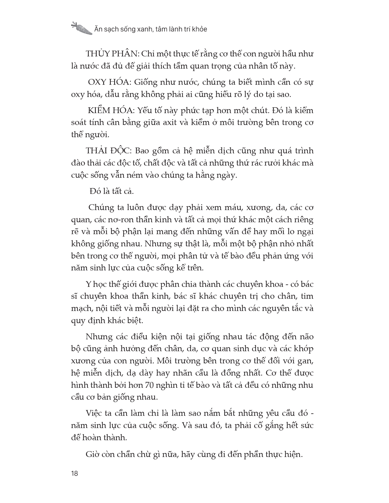 ăn sạch sống xanh - tâm lành trí khoẻ