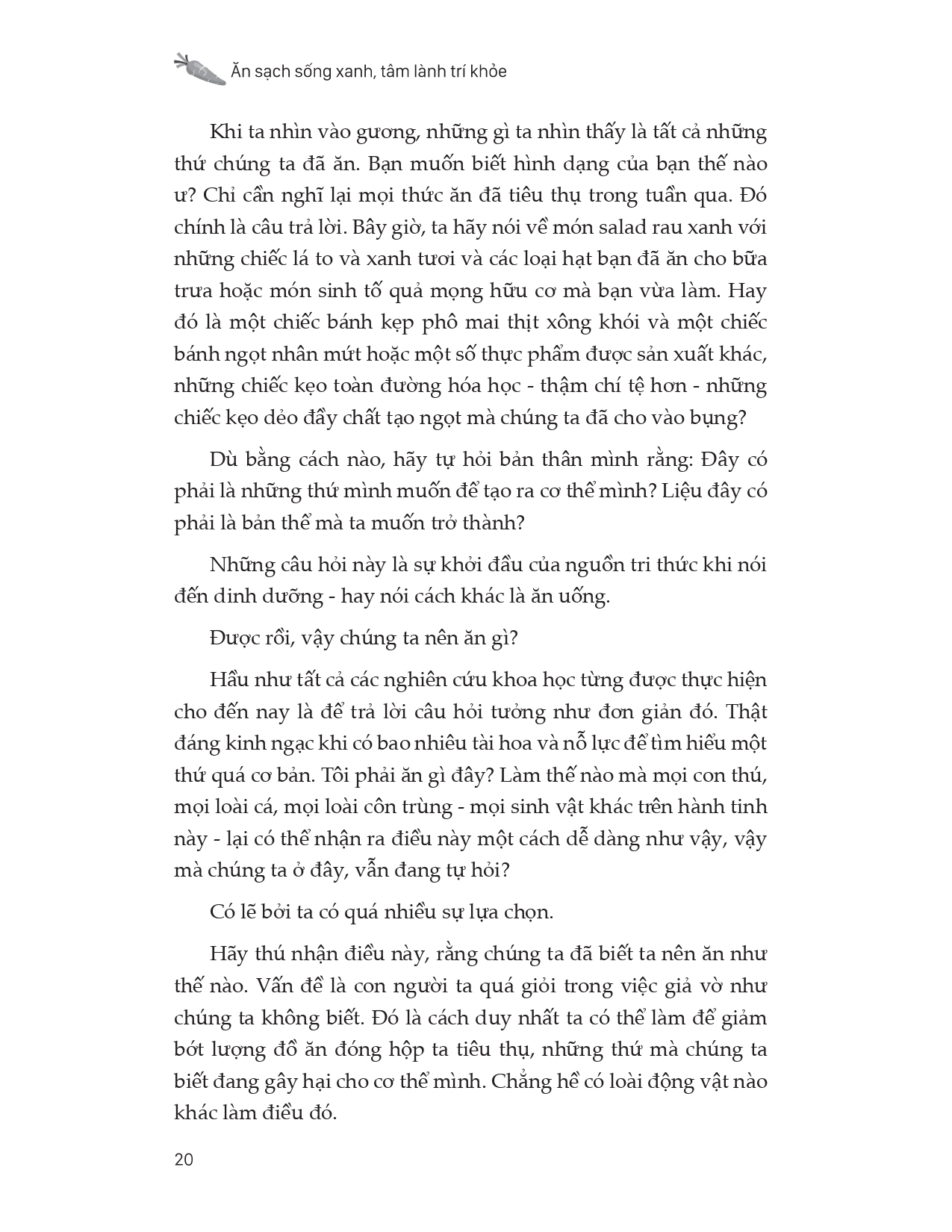 ăn sạch sống xanh - tâm lành trí khoẻ