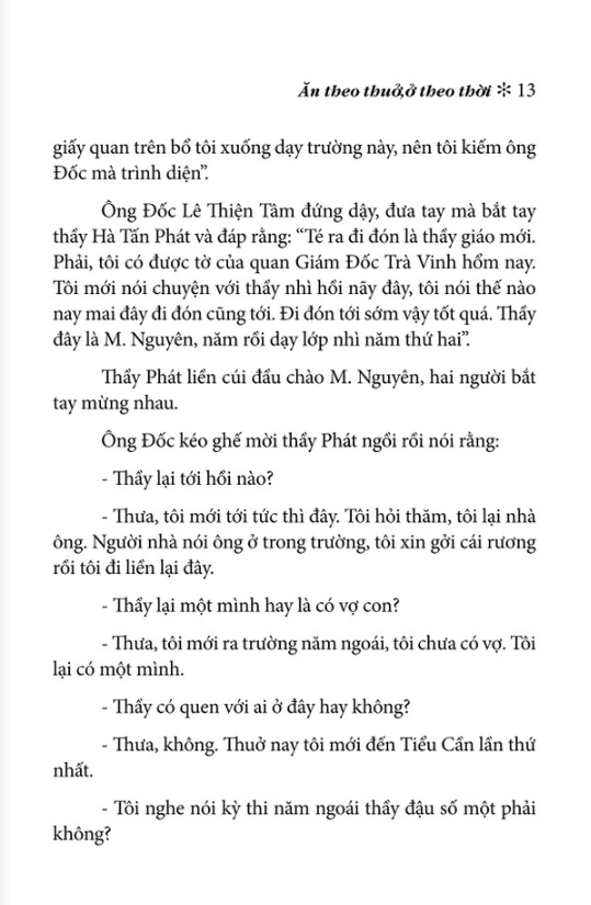 ăn theo thuở ở theo thời