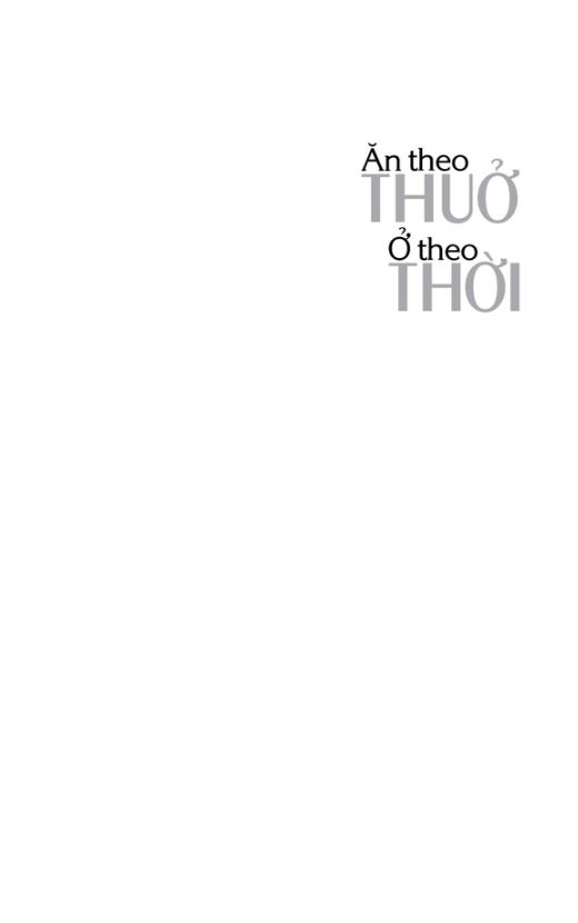 ăn theo thuở ở theo thời