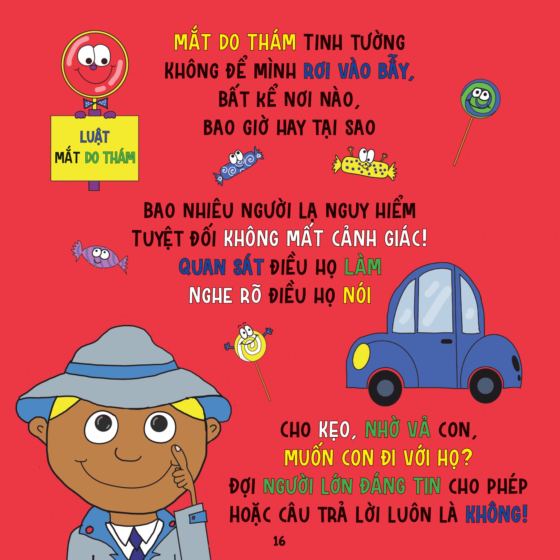 an toàn cho con - luật mắt do thám - giúp con ý thức về người lạ nguy hiểm