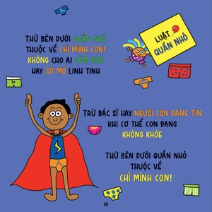 an toàn cho con - luật quần nhỏ - giúp con tự bảo vệ và phòng tránh xâm hại