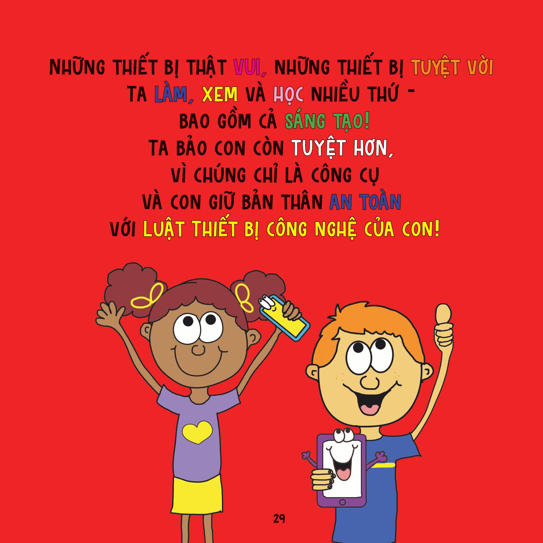 an toàn cho con - luật thiết bị công nghệ - giúp con an toàn trên thế giới mạng