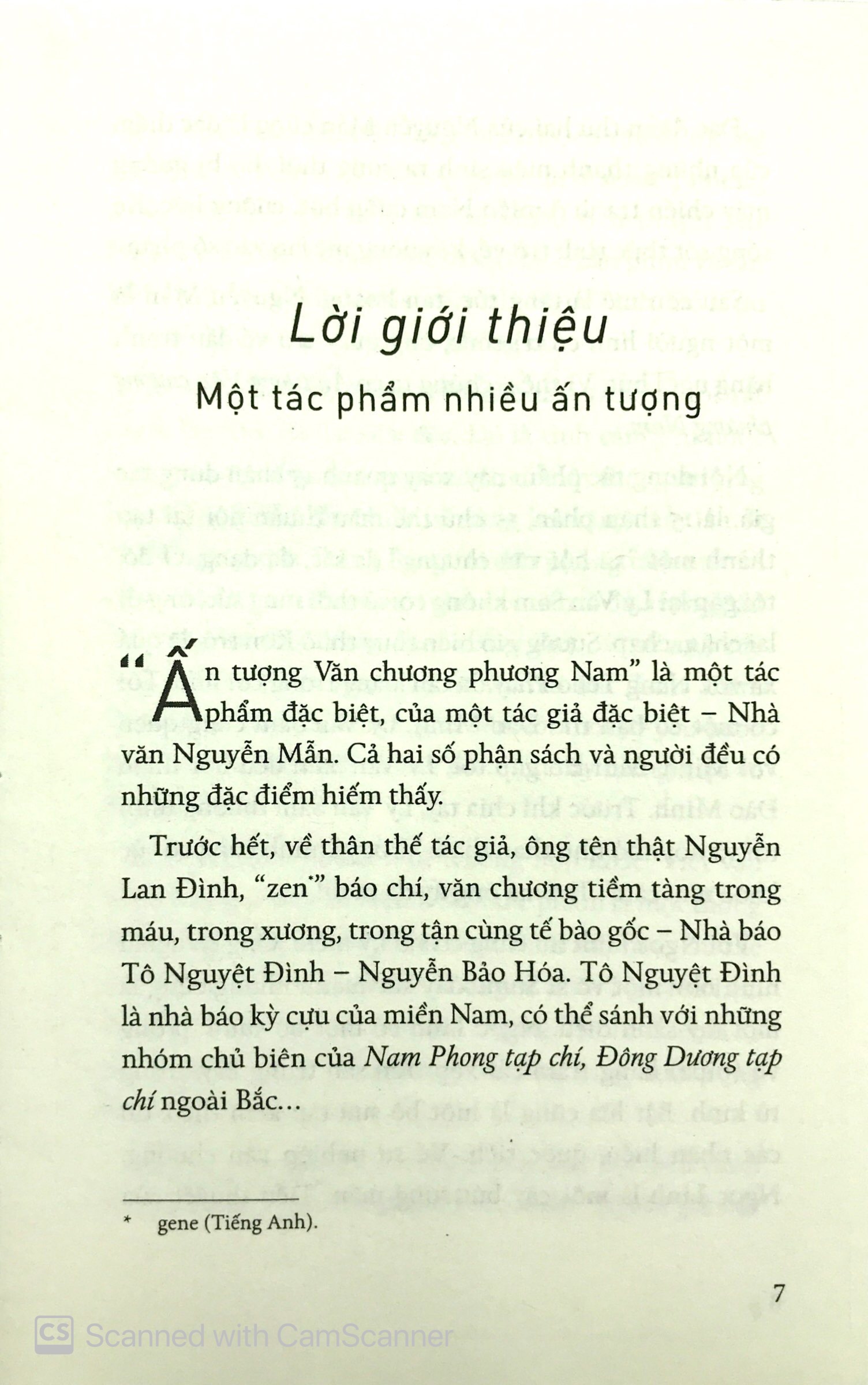 ấn tượng văn chương phương nam