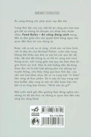 ăn uống đúng cách: bộ quy tắc ẩm thực lành mạnh