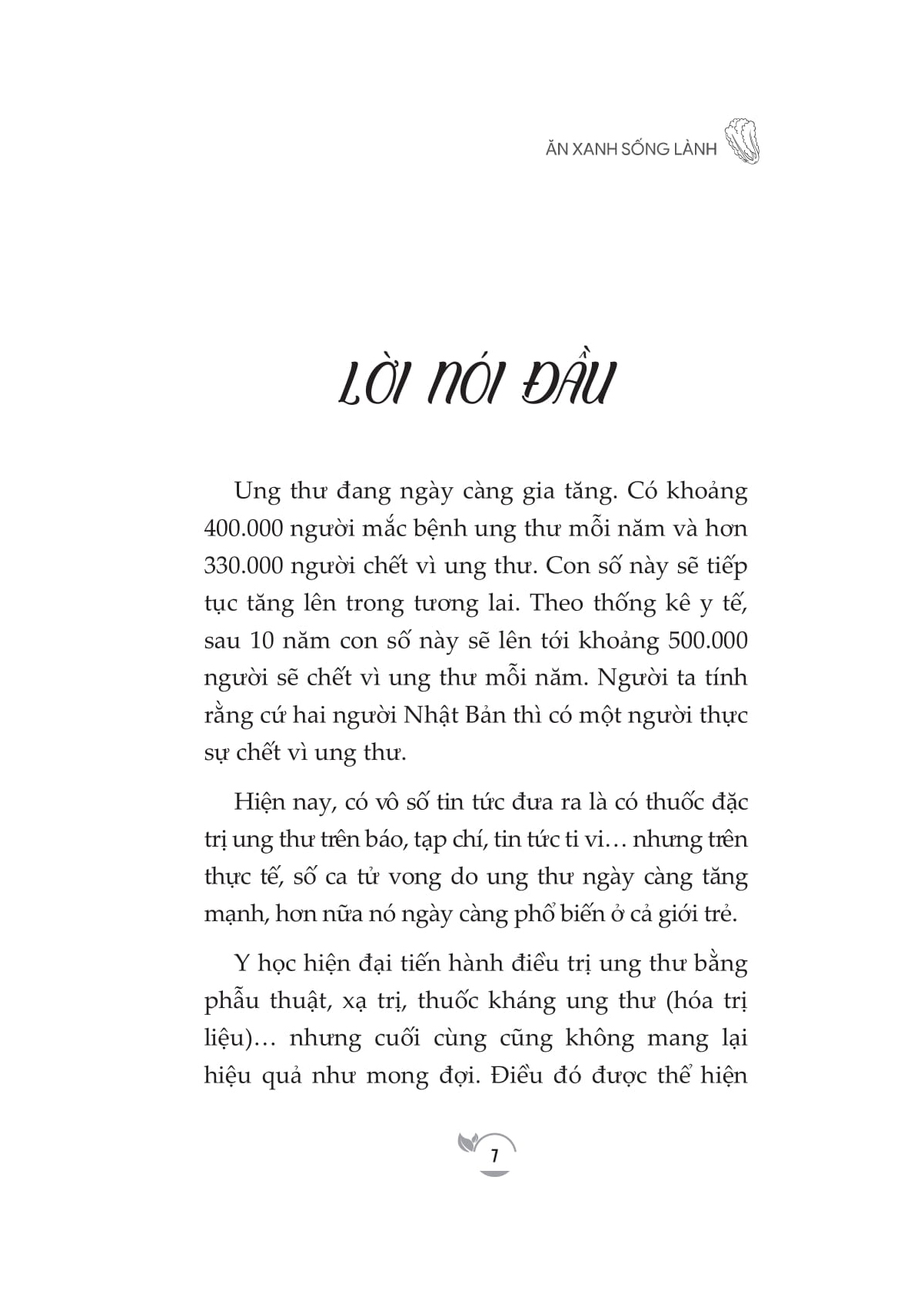 ăn xanh sống lành