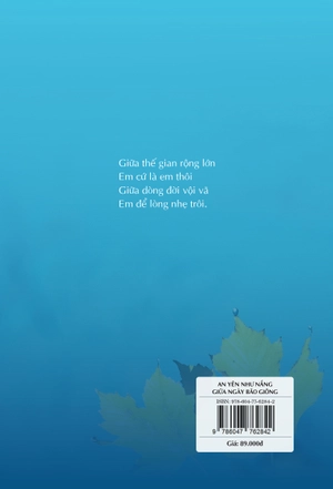 an yên như nắng giữa ngày bão giông