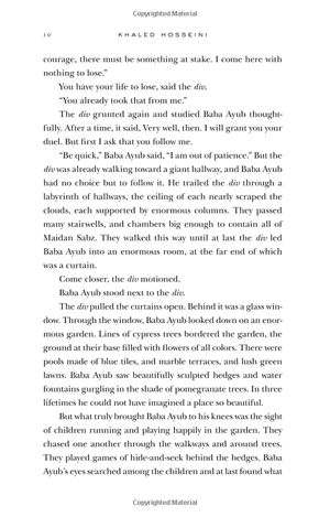 and the mountains echoed