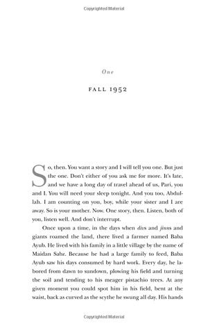 and the mountains echoed