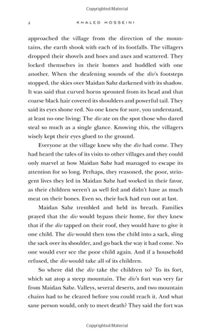 and the mountains echoed