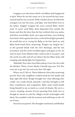 and the mountains echoed