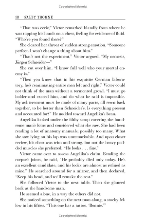 angelika frankenstein makes her match