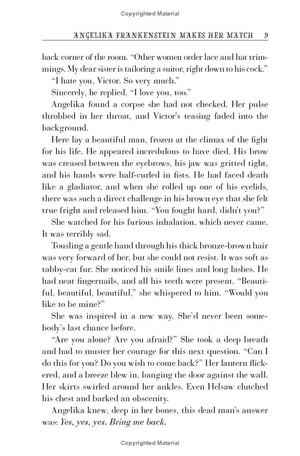 angelika frankenstein makes her match