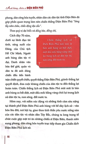 anh hùng, chiến sĩ điện biên phủ