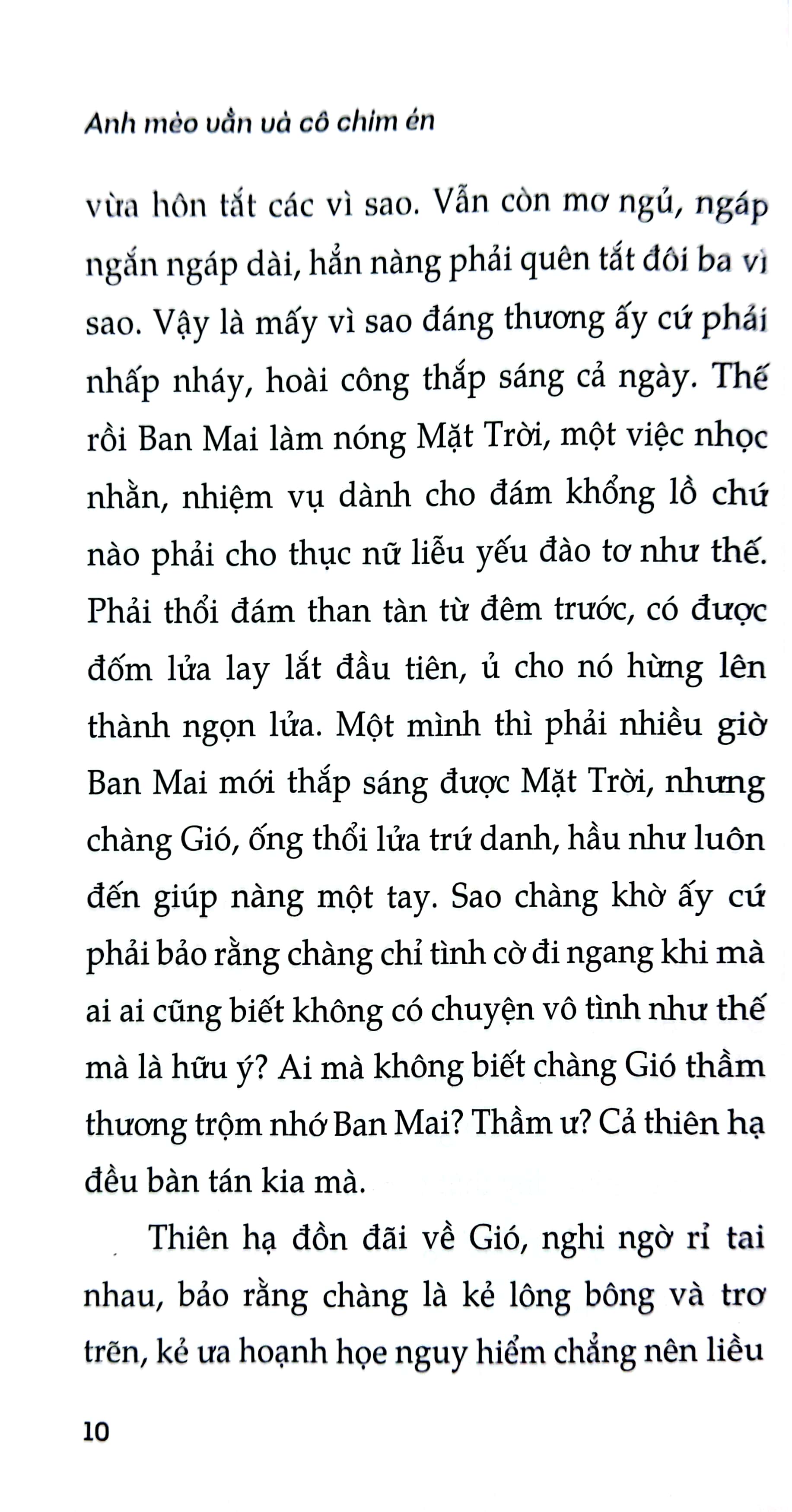 anh mèo vằn và cô chim én - một chuyện tình