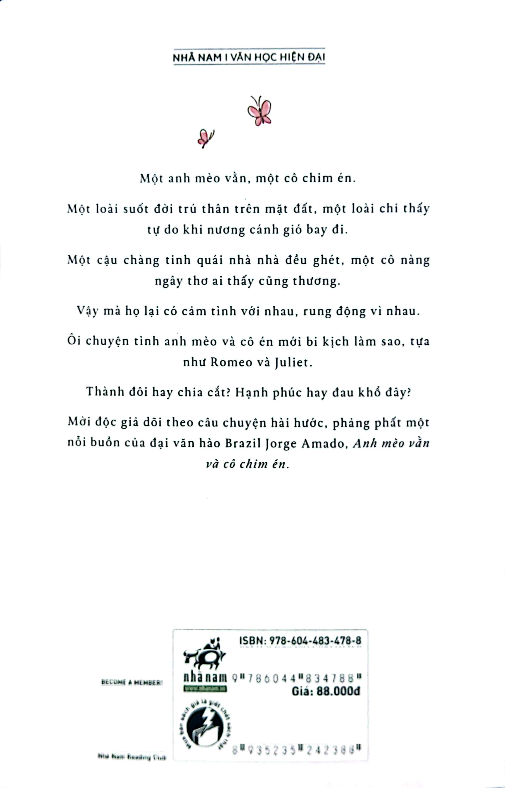 anh mèo vằn và cô chim én - một chuyện tình