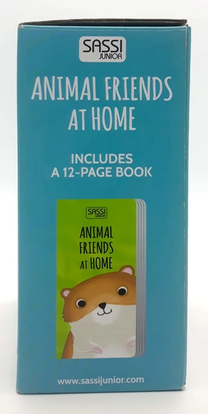 animal friends at home (jigsaw cubes & book)