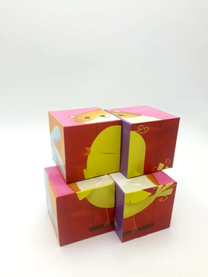 animal friends at home (jigsaw cubes & book)