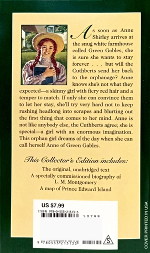 anne of green gables (a bantam classic)