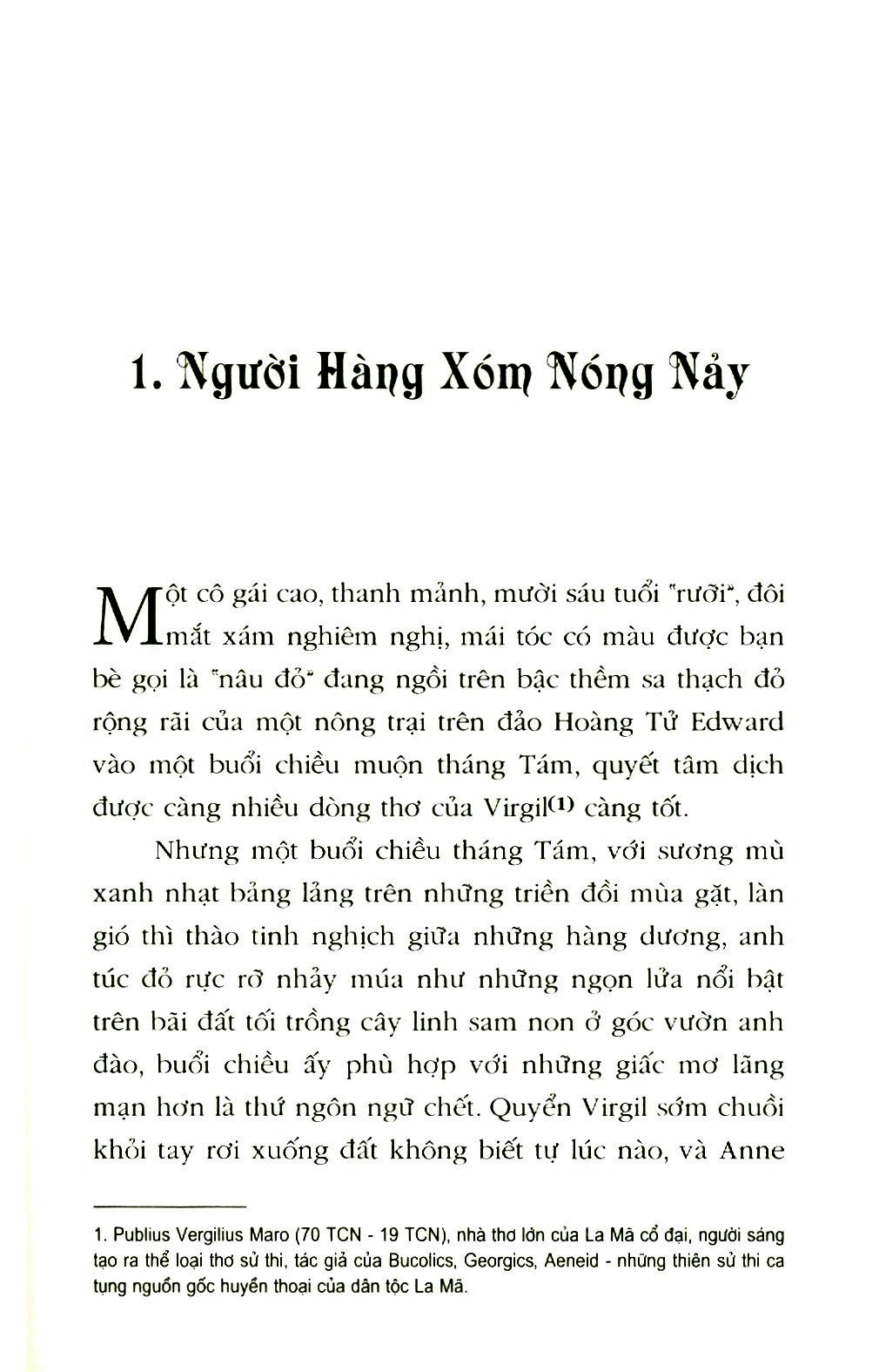 anne tóc đỏ làng avonlea