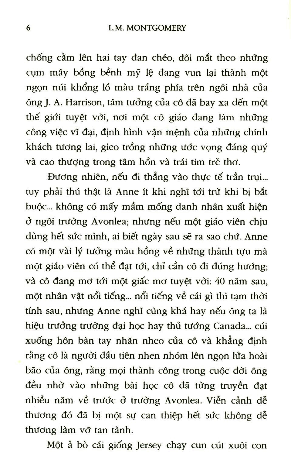 anne tóc đỏ làng avonlea