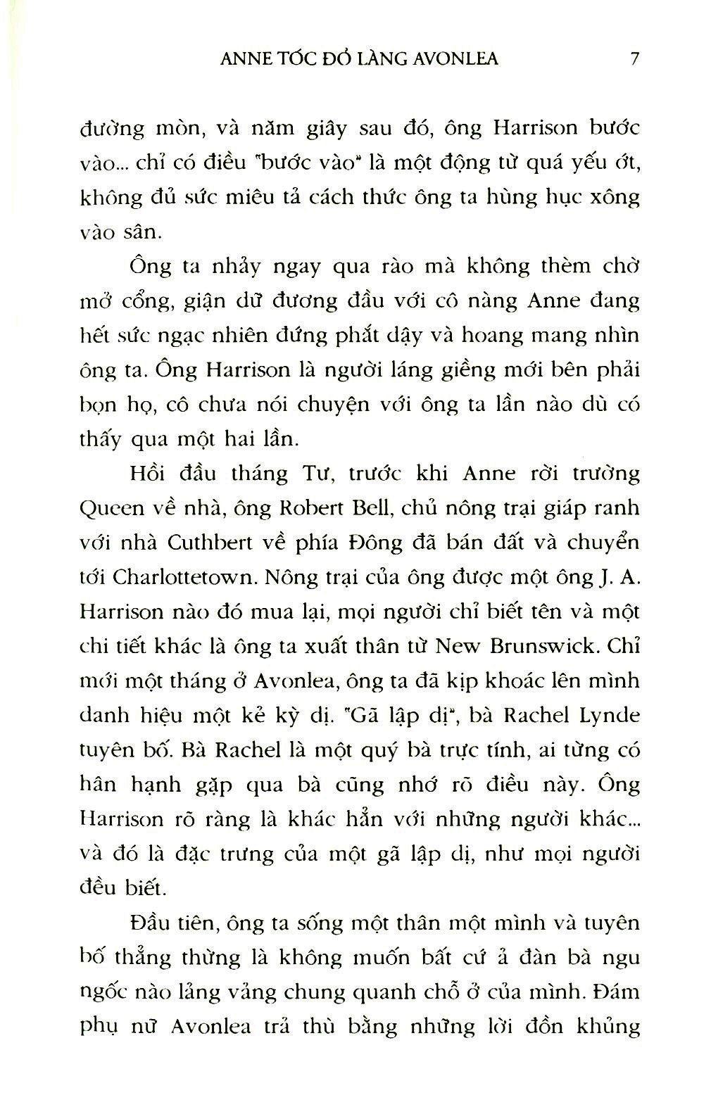 anne tóc đỏ làng avonlea