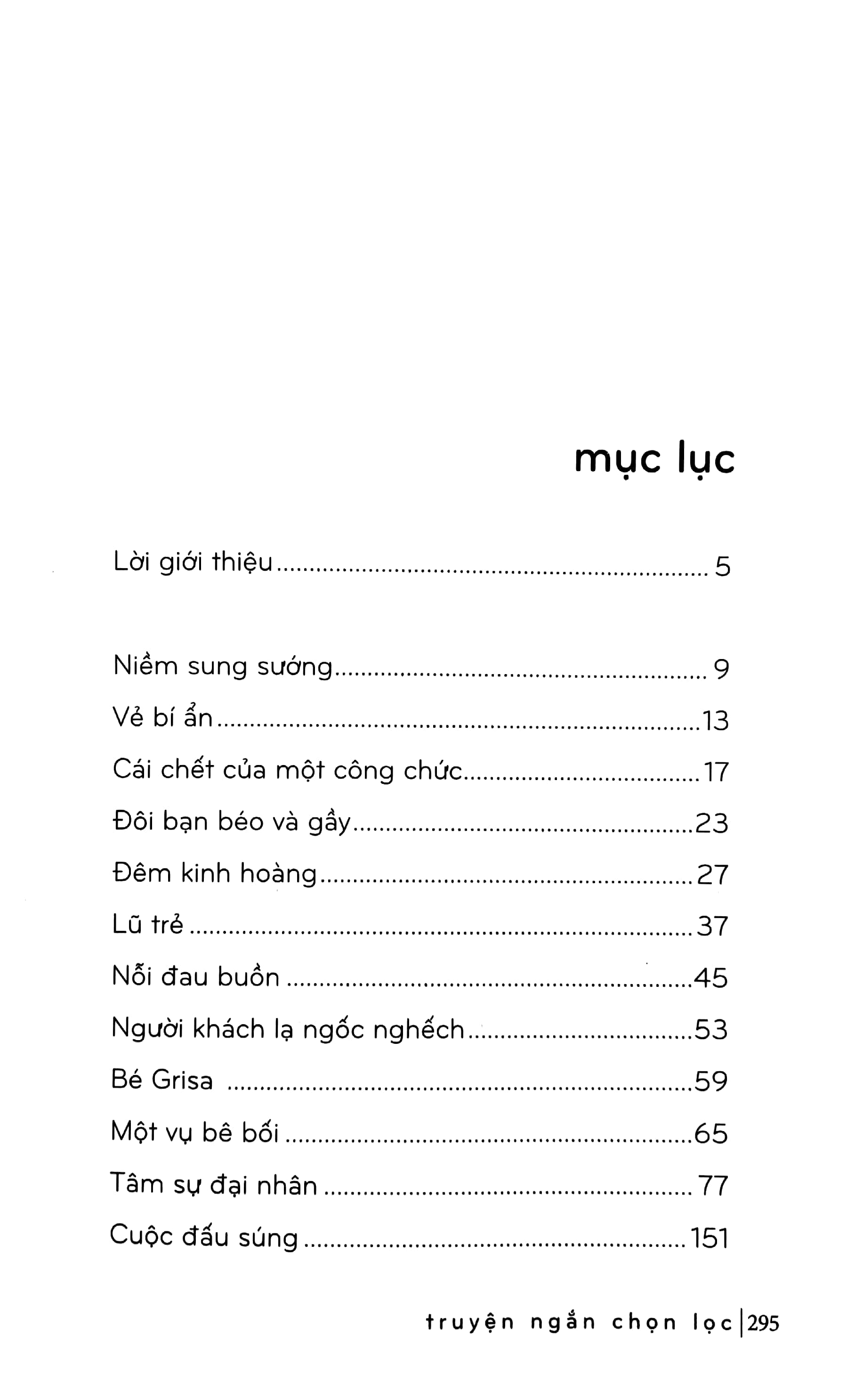 anton pavlovich chekhov - truyện ngắn chọn lọc