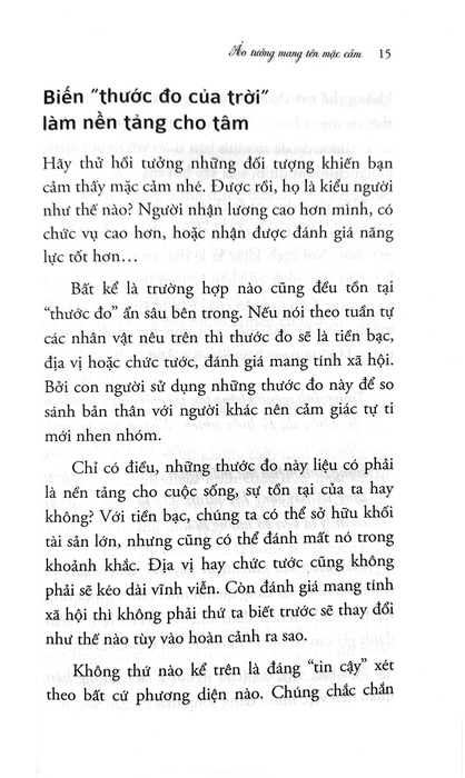ảo tưởng mang tên mặc cảm: cách sống “không tranh đấu” để tận hưởng mỗi ngày an nhiên và trong trẻo