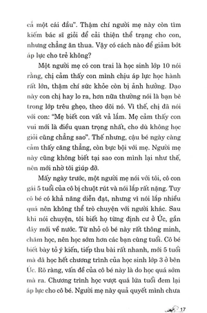 áp lực của trẻ