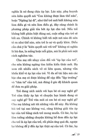 áp lực của trẻ