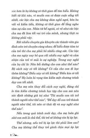 áp lực của trẻ